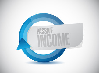 passive income moving concept illustration