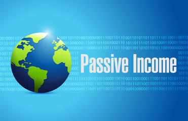 passive income international sign concept