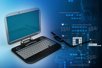 computer bag with laptop