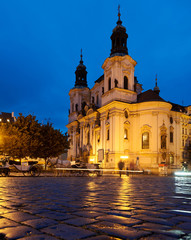 Fototapeta na wymiar St. Nicolas Church in Prague