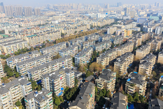 Hangzhou urban residential areas in China
