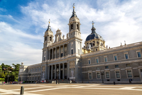 Almudena cathedral in Madrid
