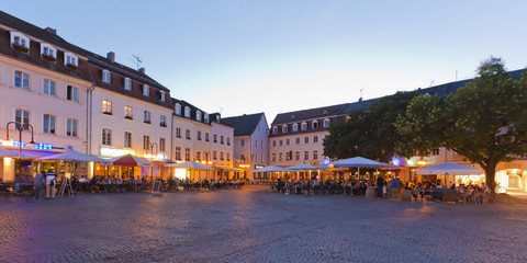 Germany, Saarland, View of St Johanner Market Square