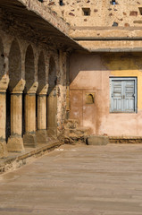 Arcade of Chand Baori Stepwell in Rajasthan