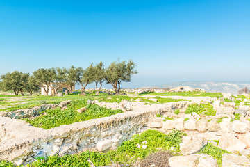 Roman ruins at Umm Qais in northern Jordan.