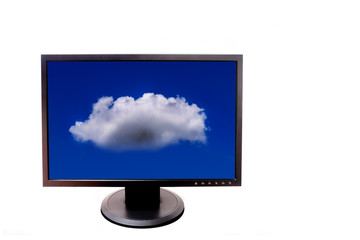 LED monitor with cloud
