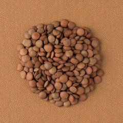 Circle of lentils