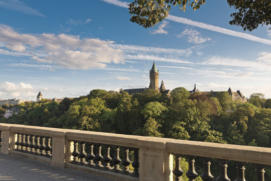 Luxembourg, Luxembourg City, Musee de la Banque, Tower