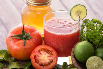 Tomato and lime juice