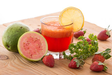 Strawberry and guava Smoothie