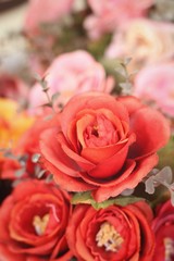 beautiful of rose artificial flowers