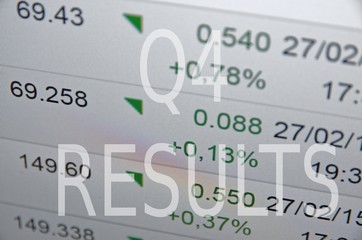 Obraz premium Quarter results. Corporate earnings.