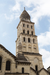 Fototapeta na wymiar Tower on Perigueux's Church