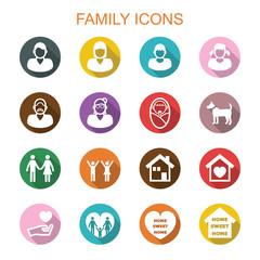 family long shadow icons