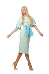 Woman in fashion clothing concept