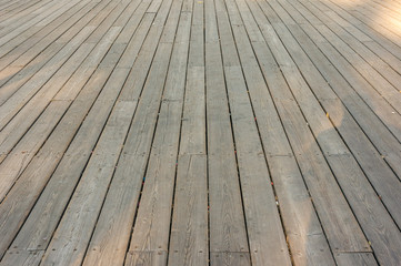 Old wood deck