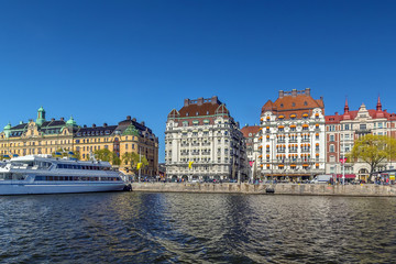 view of Strandvagen, Stockholm