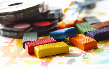 watercolor paints