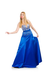 Naklejka premium Woman in fashion clothing concept