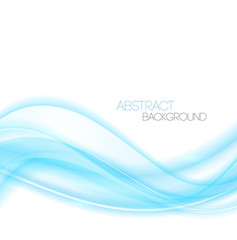 Abstract Blue curved lines background. Template design