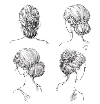Hairstyle Sketch Images – Browse 70,232 Stock Photos, Vectors, and Video |  Adobe Stock