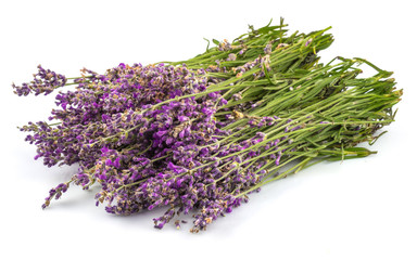 Bouquet of lavender in close-up