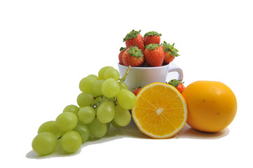 A delicious fresh fruit with a white background.