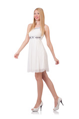 Young woman in fashion concept