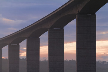 Large highway viaduct ( Hungary)