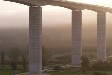 Large highway viaduct ( Hungary)