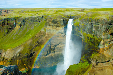 Haifoss - Waterfall in Iceland