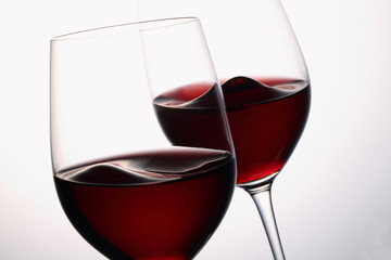 赤ワインで乾杯