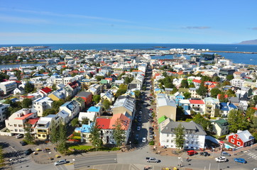 View to Reykjavik City