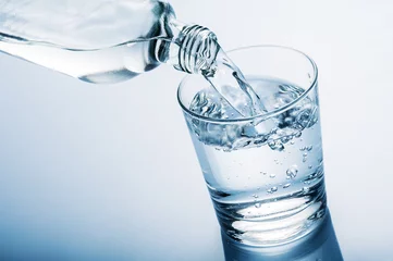 Fotobehang Water water glas