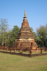 The Wat Phra That in Kamphaeng Phet, Thailand
