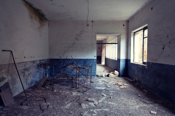 Interior of an abandoned building