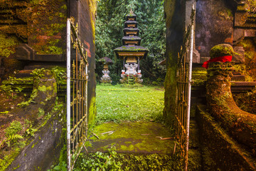Bali temple at Ubud, Indonesia