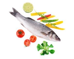 Fresh seabass fish