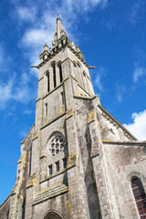 Fototapeta na wymiar Eglise St Pierre de Plogastel st Germain, Bretagne, Finistère