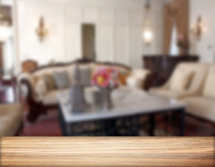 Living room blur