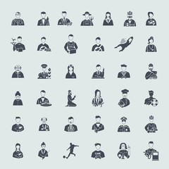 Set of professions icons