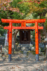 Fototapeta na wymiar Kitano shrine in Kobe, Japan