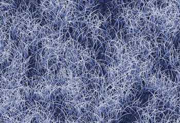tangled many blue grass infrared texture