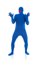Blue: Man with Clown Nose