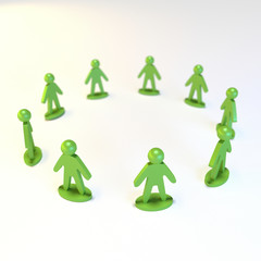 3d people ring