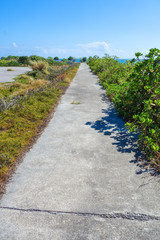 沖縄県　鳩間島の道