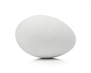 Eggs on White Background