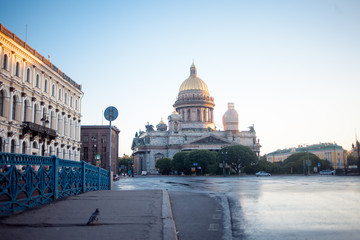 St. Isaac Cathedral in Saint-Petersburg,
