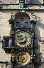 Astronomical Clock (Orloj) in the Old Town of Prague