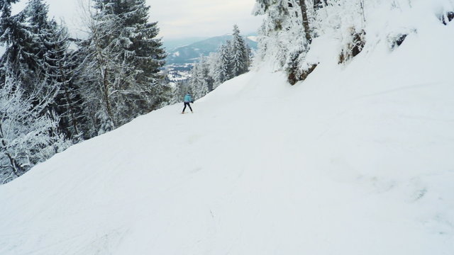 Ski descent